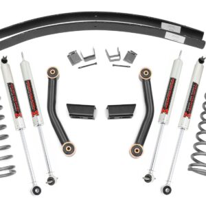 67041 - Rough Country 3 Inch Lift Kit - Fits SII RR AAL - Fits M1 - Fits Jeep Cherokee XJ 2WD/4WD 201984-2001