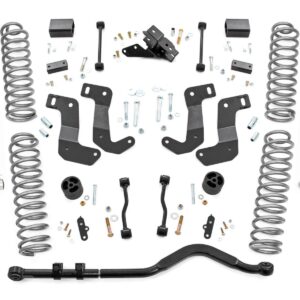 79240 - Rough Country 3.5 Inch Lift Kit - Fits C/A Drop Stage 1 - Fits M1 - Fits Jeep Wrangler JL 4WD 2021-2023