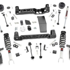 33340 - Rough Country 4 Inch Lift Kit - Fits M1 Struts Dodge/Ram 1500 4WD 2012-2018 & Classic