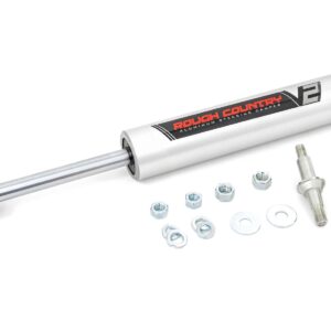 8732570 - Rough Country V2 Steering Stabilizer - Fits Chevrolet/GMC C10/K10 Truck & SUV/K5 Blazer 4WD 73-91