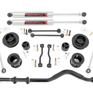63740 - Rough Country 3.5 Inch Lift Kit - Fits Spacers M1 - Fits Jeep Gladiator JT 4WD 2020-2023