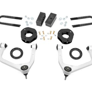 28830 - Rough Country 3.5 Inch Lift Kit - Fits Mono Leaf Rear GMC Sierra 1500 2WD/4WD 2019-2026 & Classic