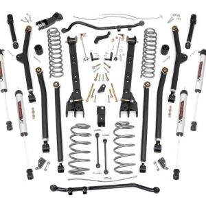 65970 - Rough Country 6 Inch Lift Kit - Fits Long Arm V2 - Fits Jeep Wrangler TJ 4WD 201997-2006