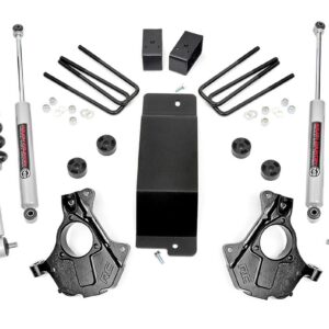 12132 - Rough Country 3.5 Inch Lift Kit - Fits Alu/Stamp Steel LCA N3 Strut - Fits Chevrolet/GMC 1500 2014-2018 & Classic