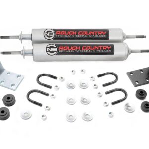 8733630 - Rough Country N3 Steering Stabilizer - Fits Dual Ford Bronco/F-100/F-150 4WD 201977-201979