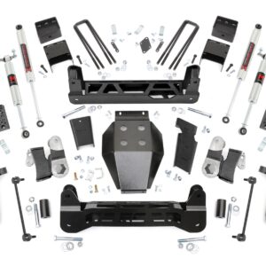 10240 - Rough Country 5 Inch Lift Kit - Fits NTD M1 - Fits Chevrolet/GMC 2500HD/3500HD 2020-2026