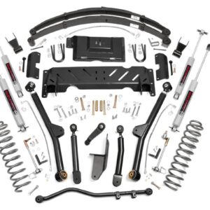 67222 - Rough Country 6.5 Inch Lift Kit - Fits Long Arm NP231 - Fits Jeep Cherokee XJ 4WD 201984-2001