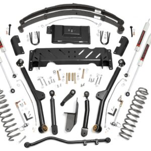 68640 - Rough Country 4.5 Inch Lift Kit - Fits Long Arm RR Leafs - Fits M1 - Fits Jeep Cherokee XJ 4WD 84-01