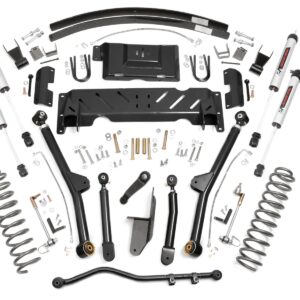 68970 - Rough Country 4.5 Inch Lift Kit - Fits Long Arm RR AAL - Fits NP231 - Fits V2 - Fits Jeep Cherokee XJ 84-01
