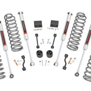 66640 - Rough Country 2.5 Inch Lift Kit - Fits Coils M1 - Fits Jeep Wrangler Unlimited 4WD 2018-2023