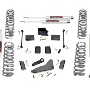 36840 - Rough Country 5 Inch Lift Kit - Fits Diesel Dual Rate Coils - Fits M1 - Fits Dodge/Ram 2500 4WD 2014-2018